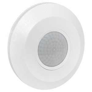 Датчик движения микроволновый белый 2000 Вт 360 градусов до 8м IP20 MW-705 PROxima