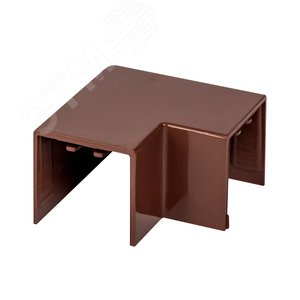 Поворот 90 градусов (25х25) (4 шт) Plast под темное дерево