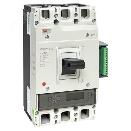 Выключатель автоматический AV POWER-3/3 400А 50кА ETU6.2