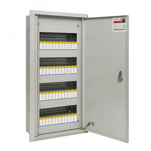 Щит распределительный встраиваемый ЩРв-48з IP31 6 0х340х120 с замком