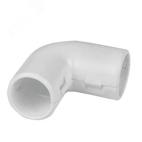 Угол 90 соединительный для трубы 16мм  белый Plast