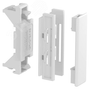 Соединитель крышки для кабельного канала Rapid 45-2 53x100/160 мм ПВХ белый