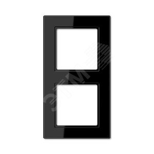Рамка 2-я для горизонтальной/вертикальной установки  Серия- ACreation  Материал- термопласт. Цвет- черный