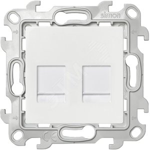 Розетка 2хRJ45 кат 5е UTP, белый