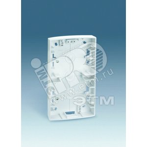 Коробка наружной установки на 1 пост,  89х89х37 mm, S82, белый