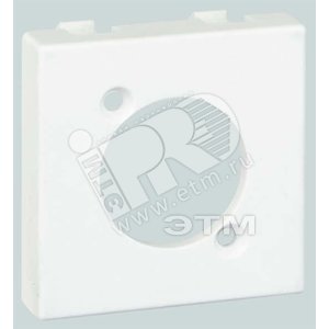 Connect Плата для разъёма типа XLR 45х45мм белый