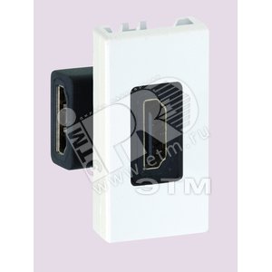 Connect Разъём HDMI 225х45мм (мама-мама) графит