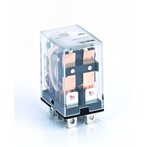 Промежуточное реле 2 контакта с LED индикацией 10А 24В AC ПР-102
