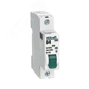 Выключатель автоматический ВА-103 1P 4А D 6кА новый