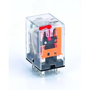 Промежуточное реле 2 контакта с LED индикацией и TEST функцией 5А 110В AC ПР-102