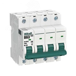 Выключатель автоматический ВА-103 4P 63А B 6кА новый