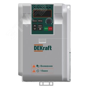 Преобразователь частоты DEKV060-2.2./3.7кВт 3 фазы 380В с торм. модулем