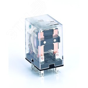 Промежуточное реле 2 контакта с LED индикацией 5А 24В AC ПР-102