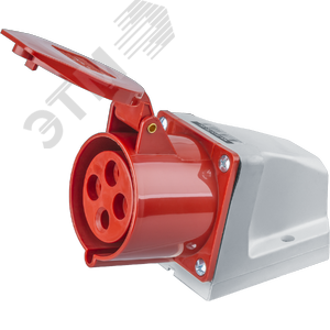 Розетка NCA-SR124-32-380 стационарная наружная 32А 3P+PE IP44