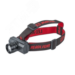 Фонарь светодиодный NPT-H28-ACCU налобный 1Cree XPE 3Вт li-ion 1,2Ач 3 режима