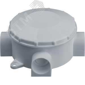 Коробка NSS-DB-70-35-WH распаячная открытого монтажа трехрожковая белая d70x35