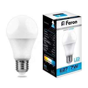 Лампа светодиодная LED 7вт Е27 дневная