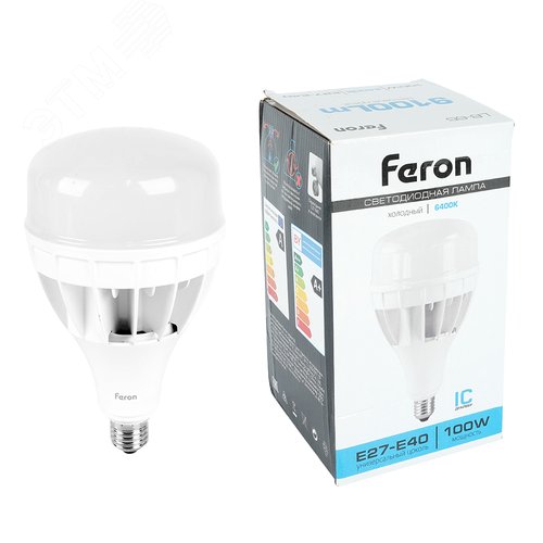 Лампа светодиодная LED 100вт Е27/Е40 дневной