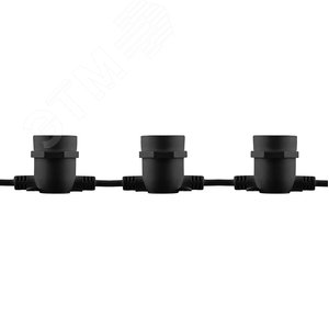 Гирлянда Белт-Лайт 8 м 10 патронов Е27 IP65 черный комплект