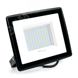 Прожектор светодиодный ДО-100w 6400К 9500 Лм IP65 черный