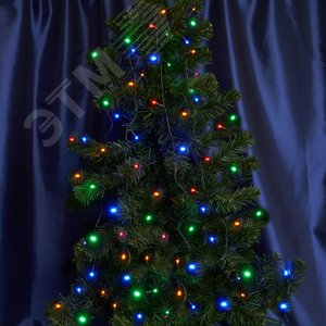 Гирлянда на елку LED мульти 7 веток 3 м