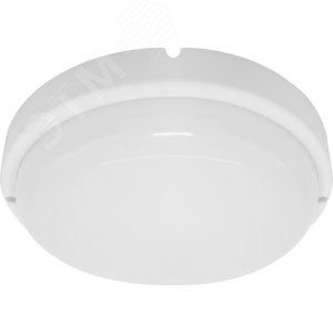 Светильник светодиодный ДБП-12w с акустическим датчиком 4000К 900Лм IP65 с дежурным режимом круглый белый ЖКХ