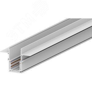 Шинопровод встраиваемый для низковольтных трековых светильников 2м белый