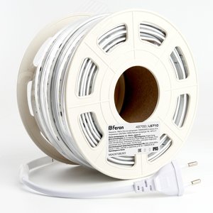 Лента светодиодная 10Вт/м 220В 3000К IP65 120LED/м LS710