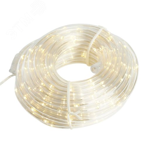 Гирлянда линейная LED 2700K с контроллером 15 м прозрачный шнур